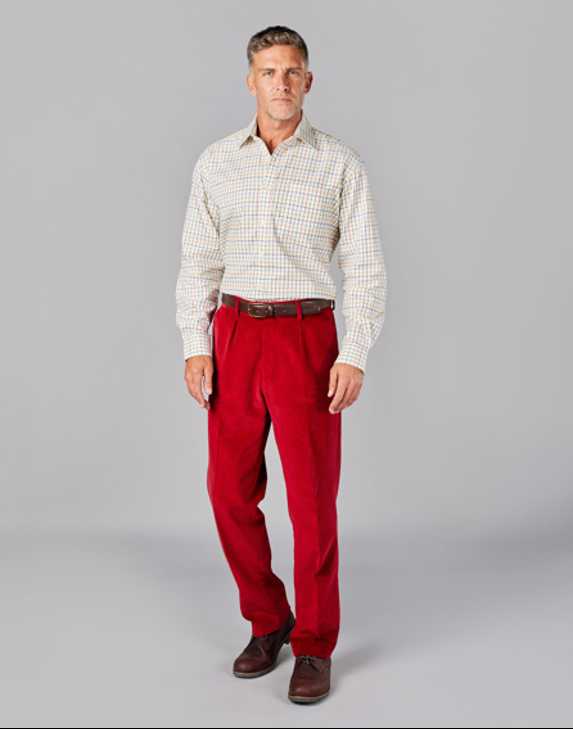 Details 159+ mens red corduroy trousers latest - netgroup.edu.vn