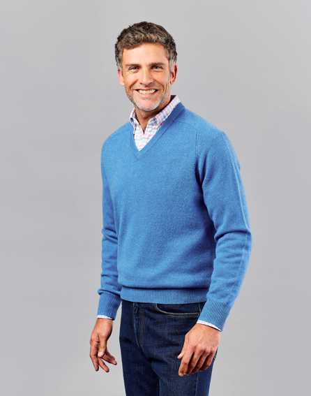 cobalt blue mens jumper