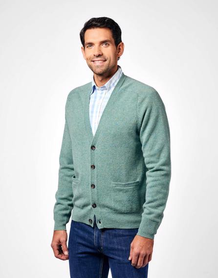 mens lambswool cardigans