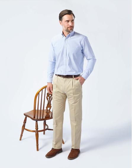 chinos and button down