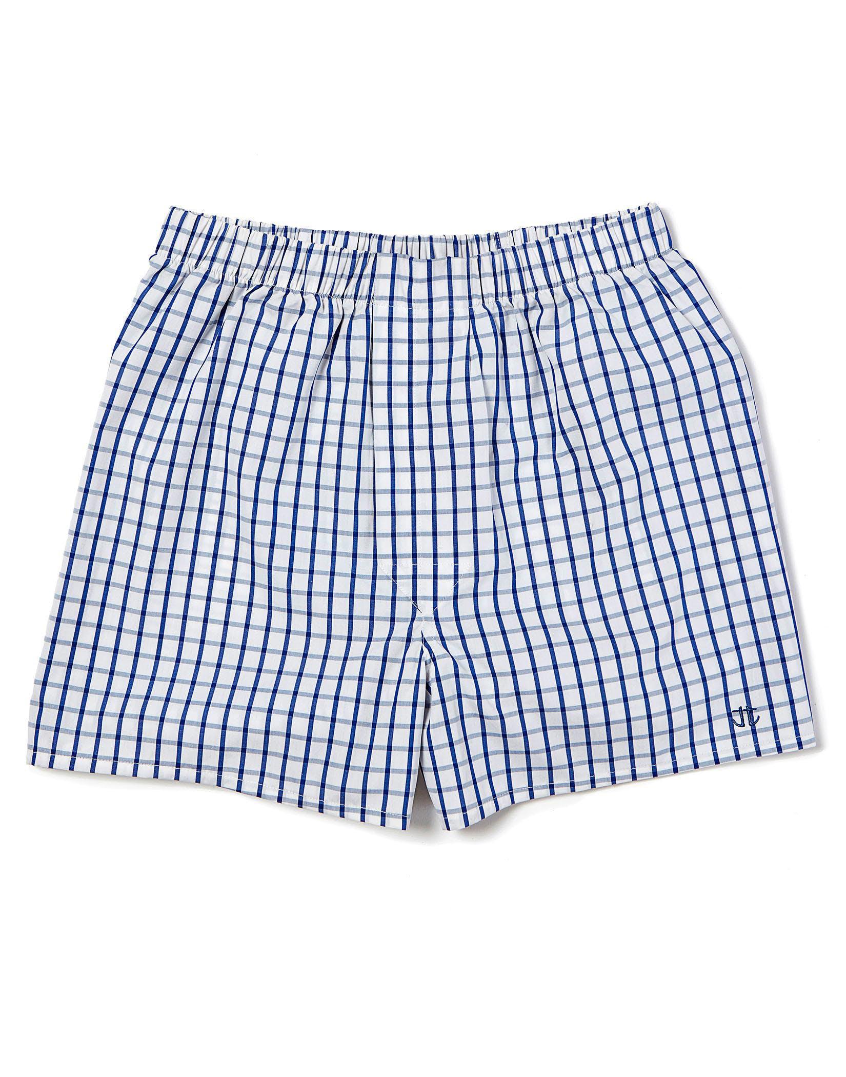 Boxer Shorts - Blue Hardwick Check