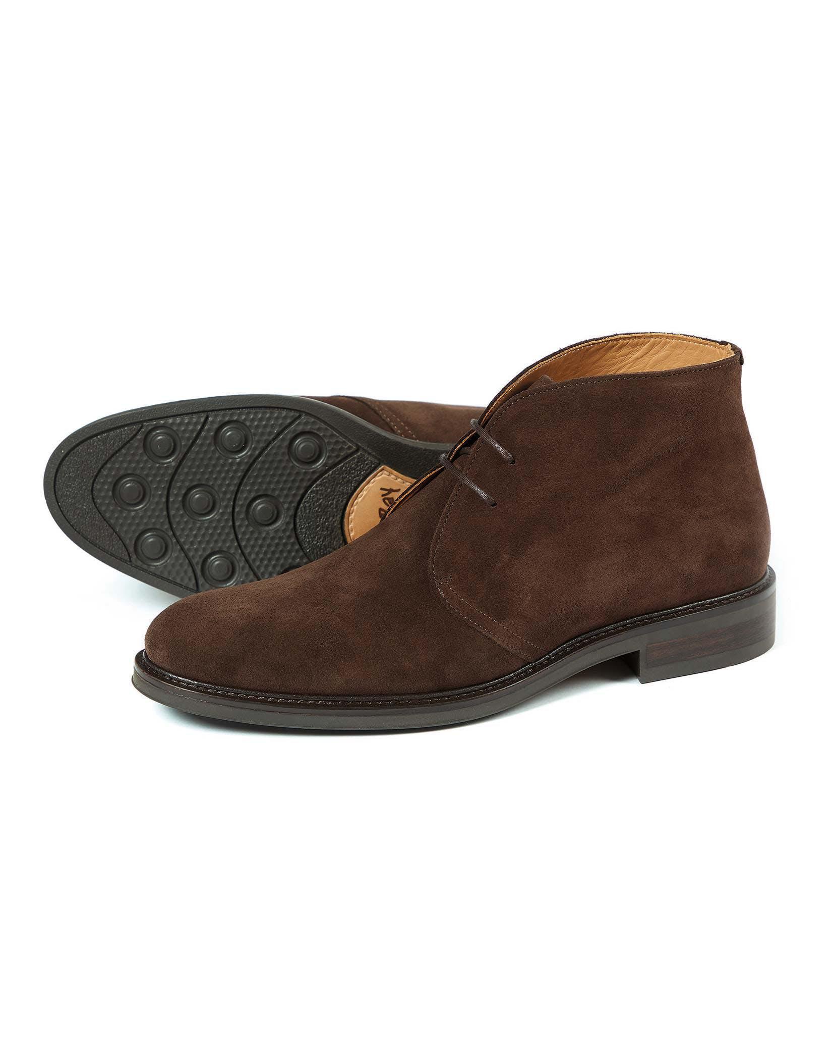 Ascot Boot - Brown Suede