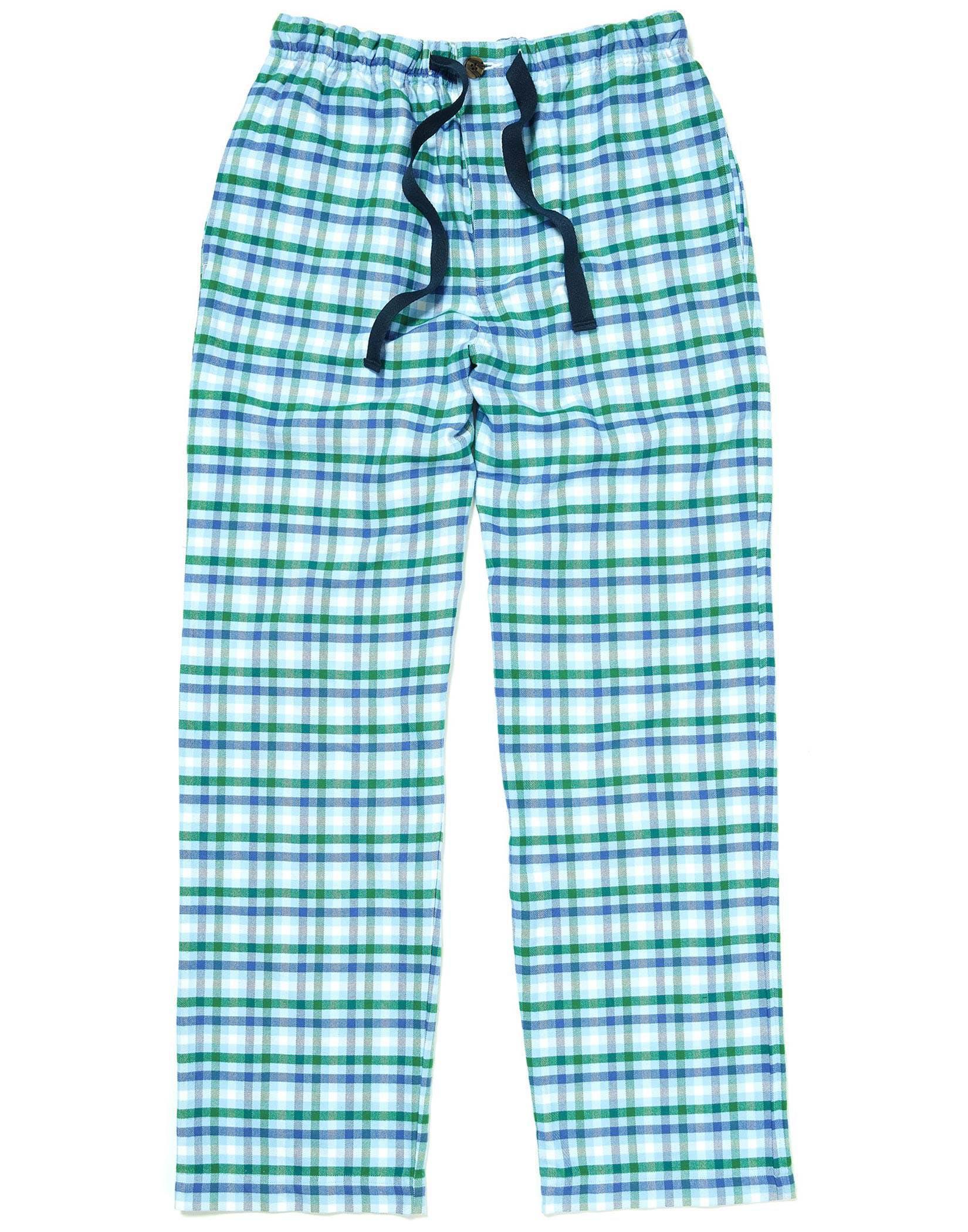 Pyjama Bottoms - Blue/Green Check