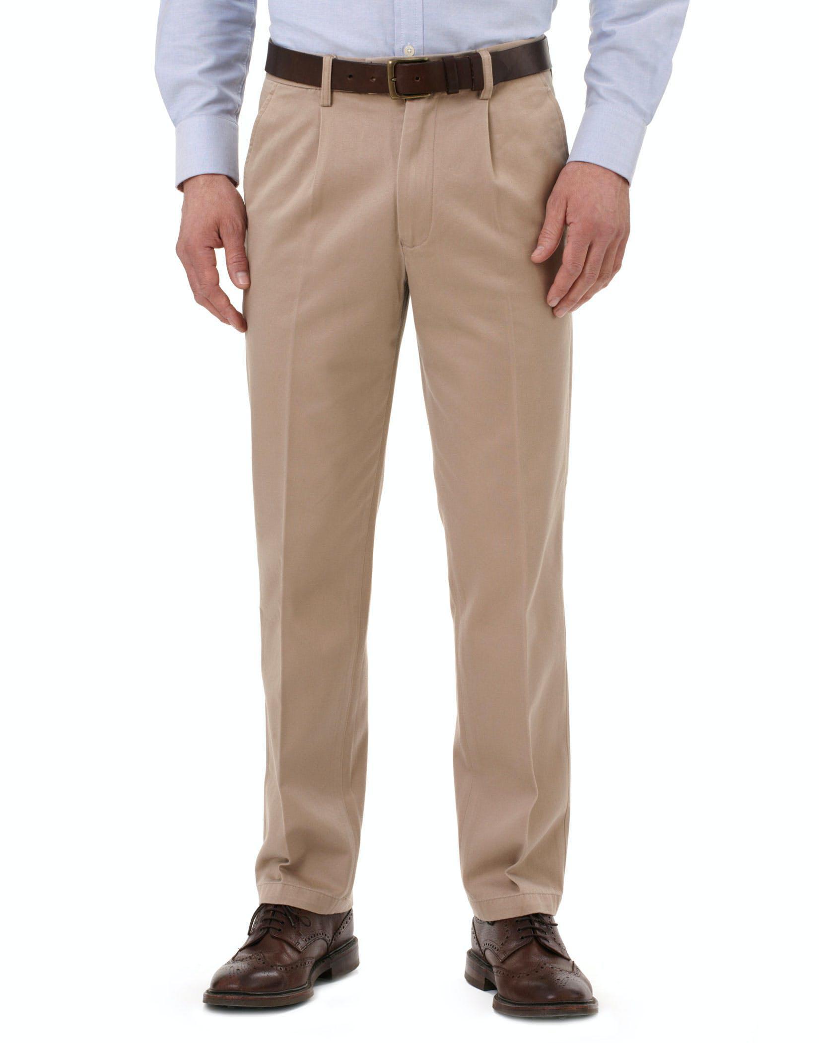 Pleated Front Chinos
