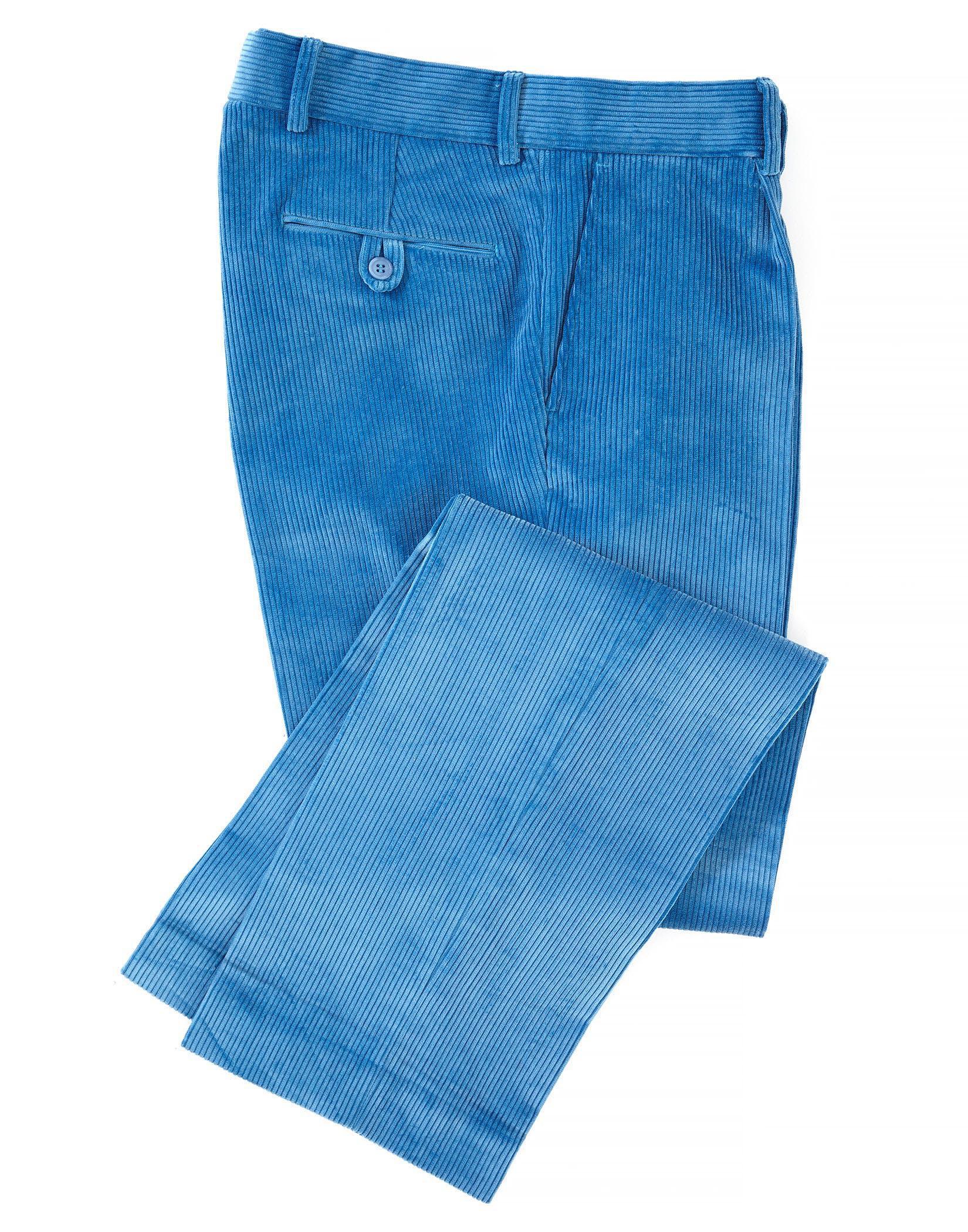 Corduroy Trousers - Blue