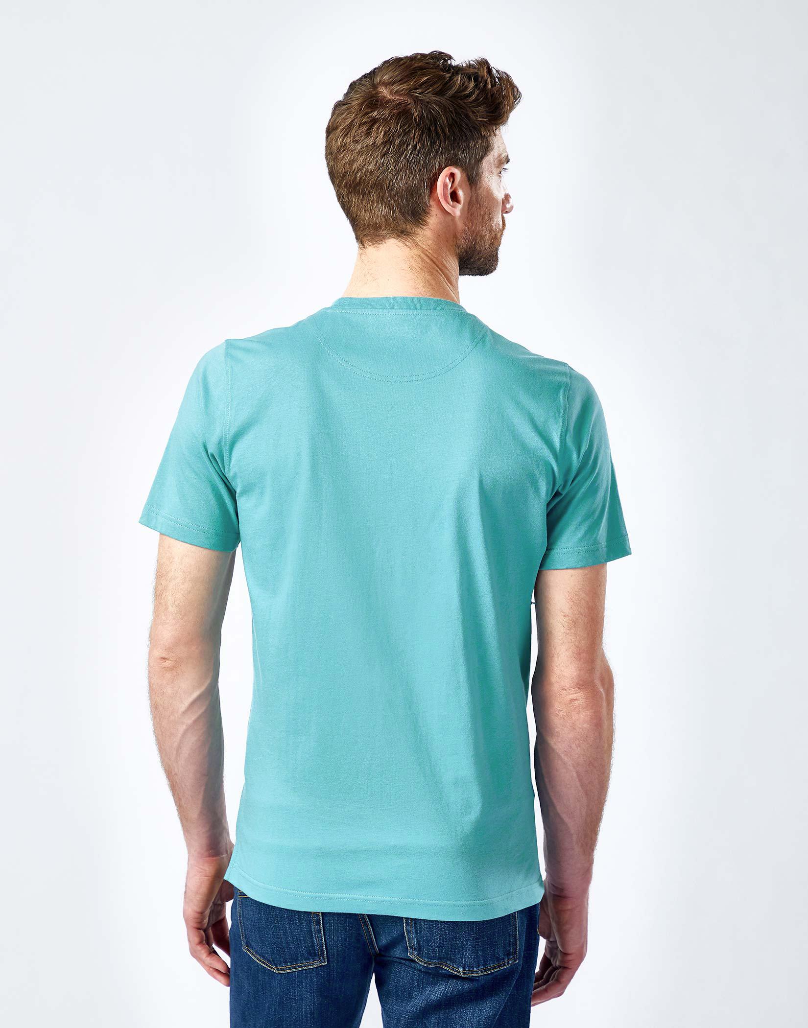 Cotton T Shirt - Aqua