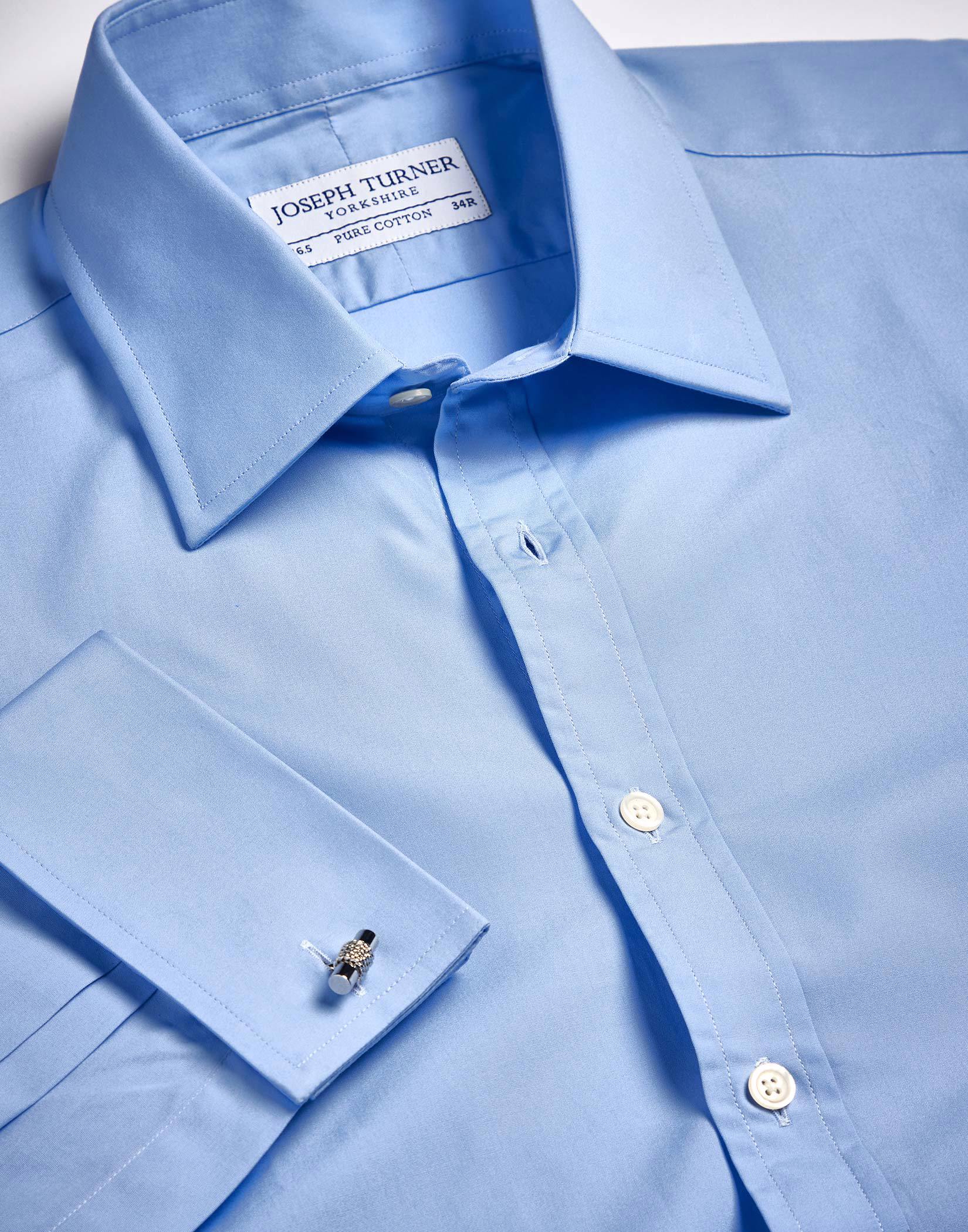 Azure Blue Poplin Shirt