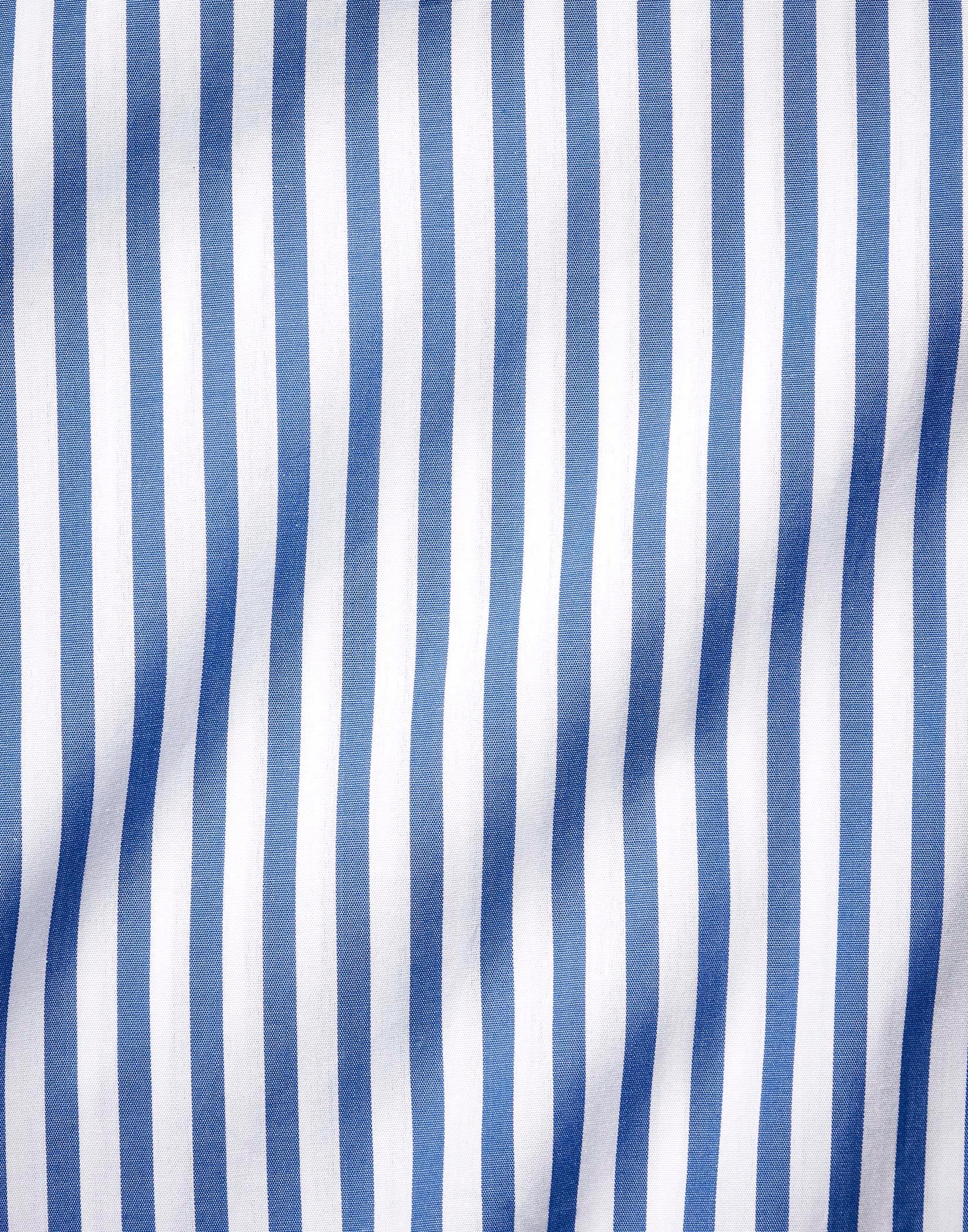 Blue Butcher Stripe Shirt