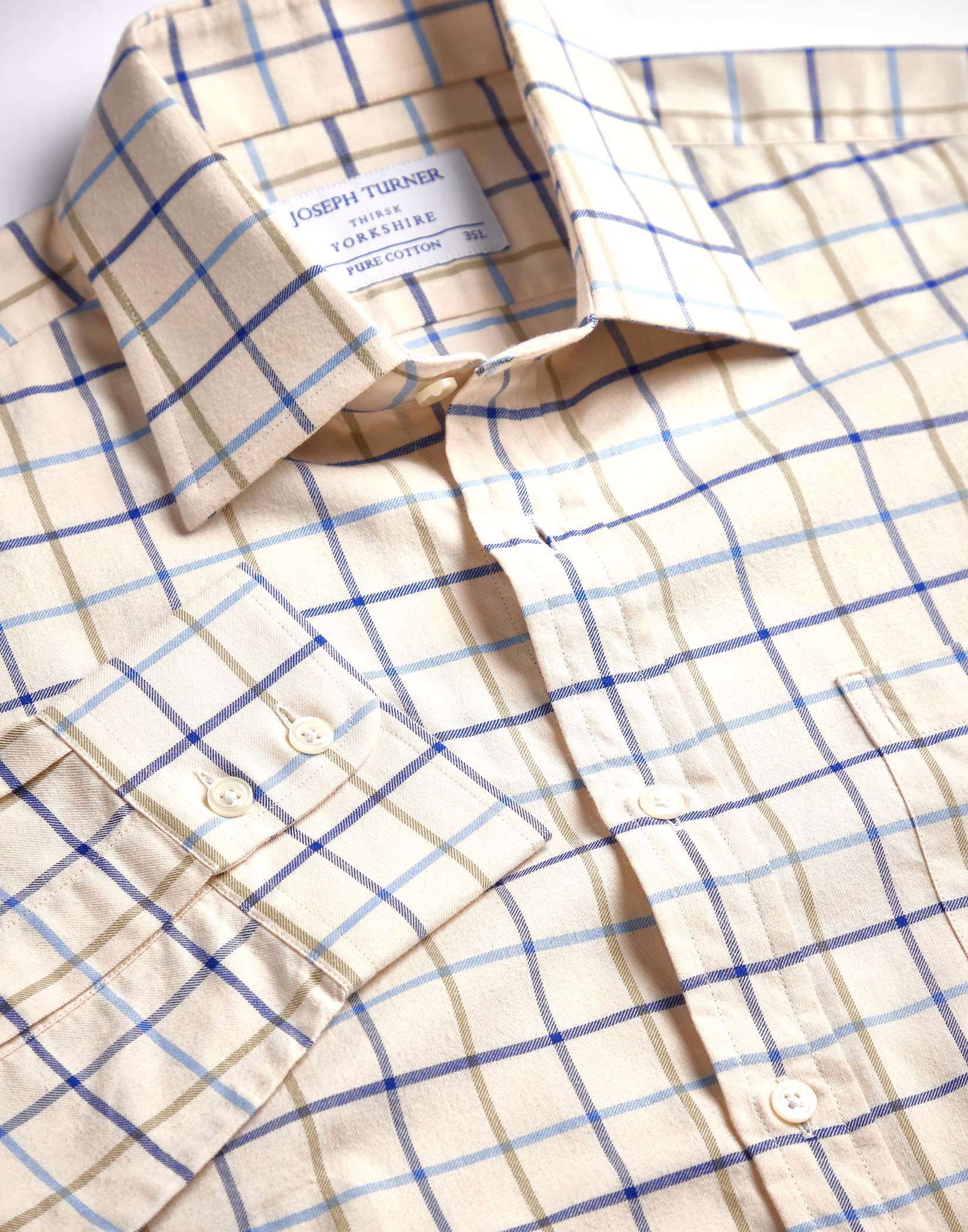 Blue/Olive/Navy Country Check Shirt