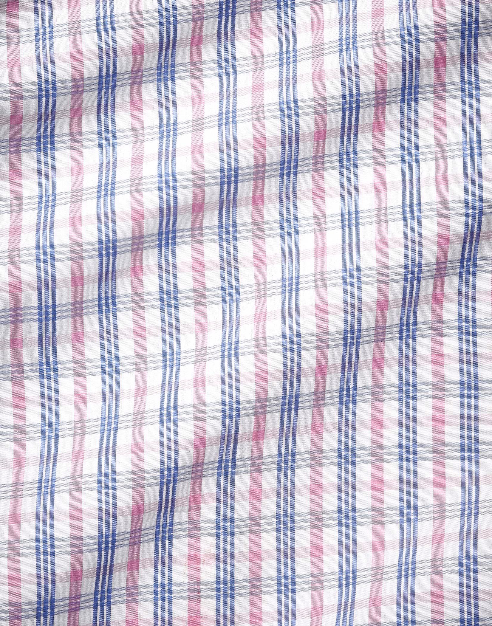 Blue/Pink Check Shirt