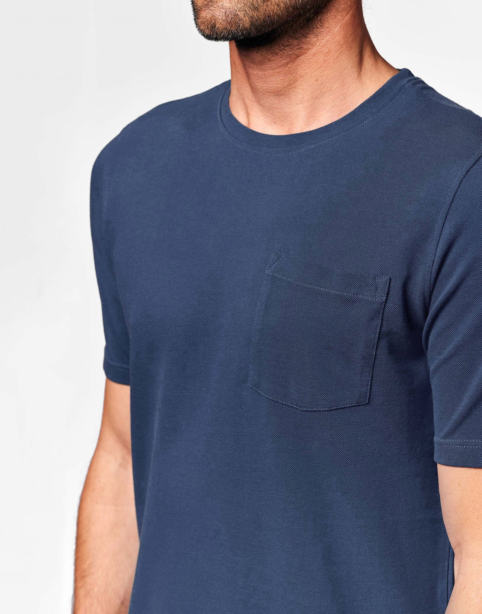 Pique T Shirt - Navy