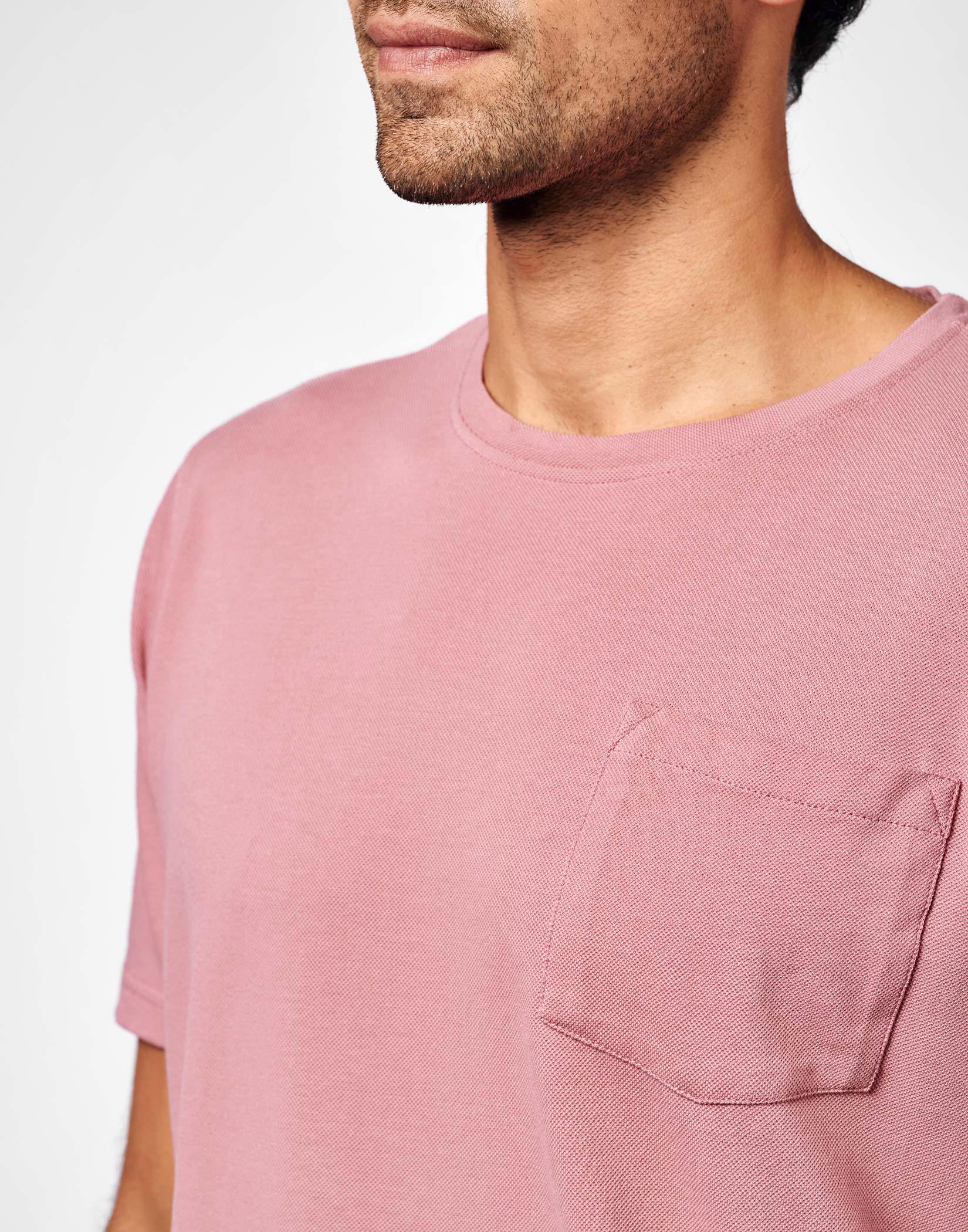 Pique T Shirt - Dusty Pink