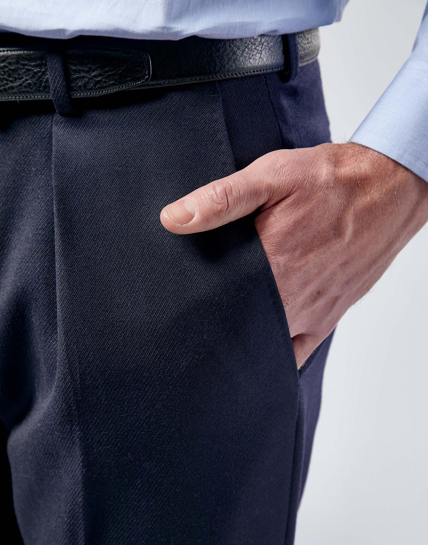 Cavalry Twill Trousers - Navy