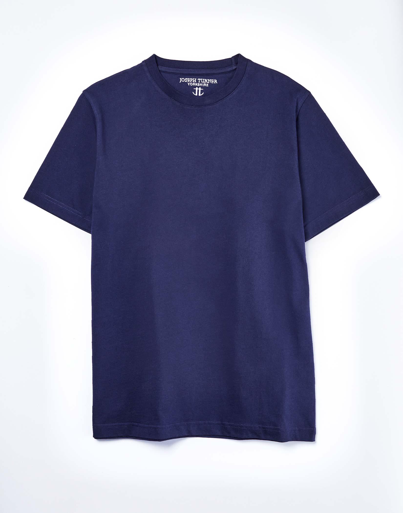 Cotton T Shirt - Navy