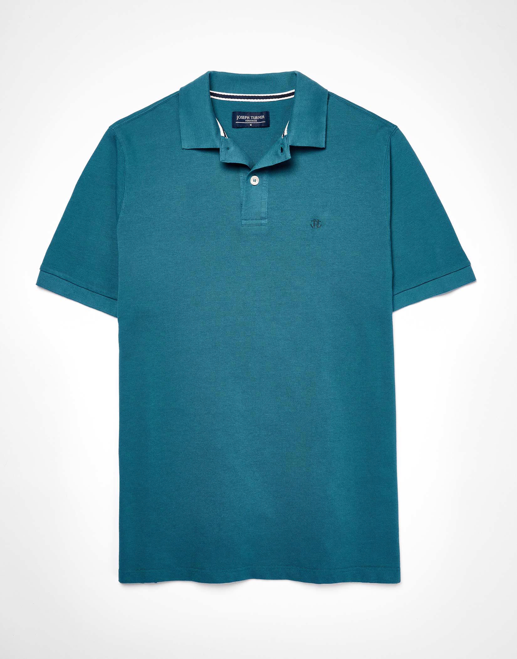 Pique Polo Shirt - Ocean