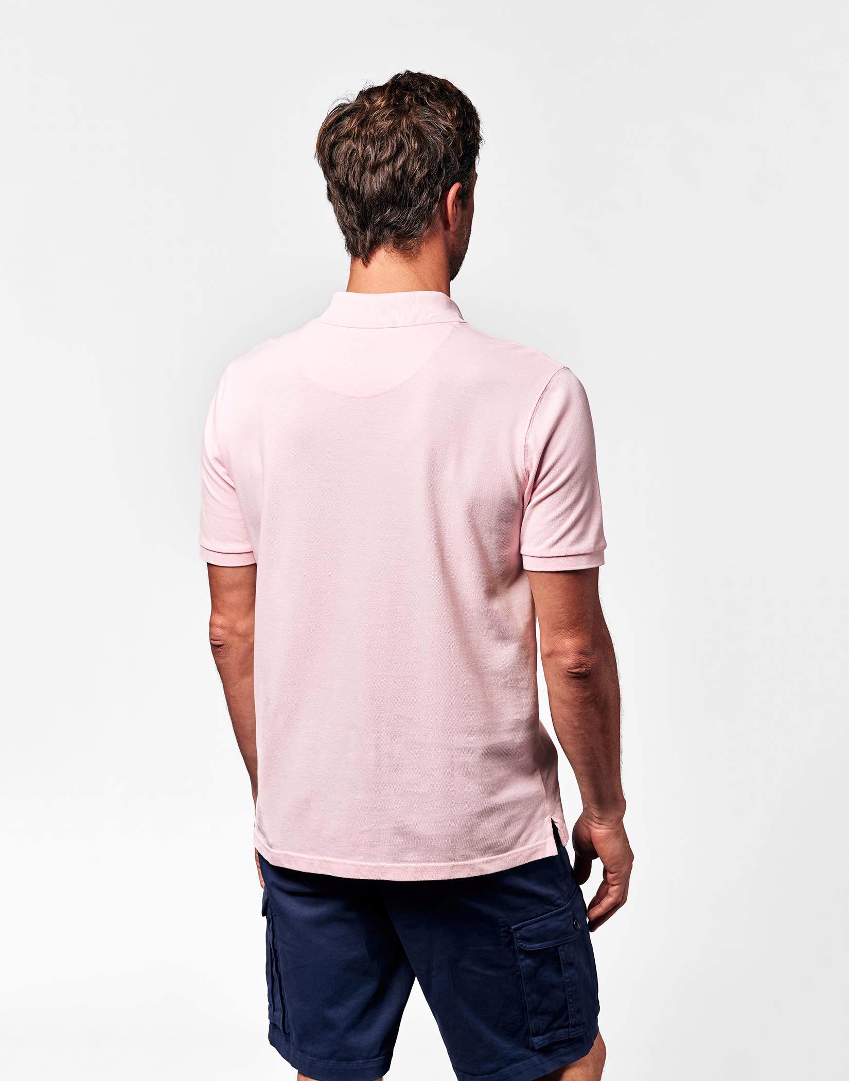 Pique Polo Shirt - Pink