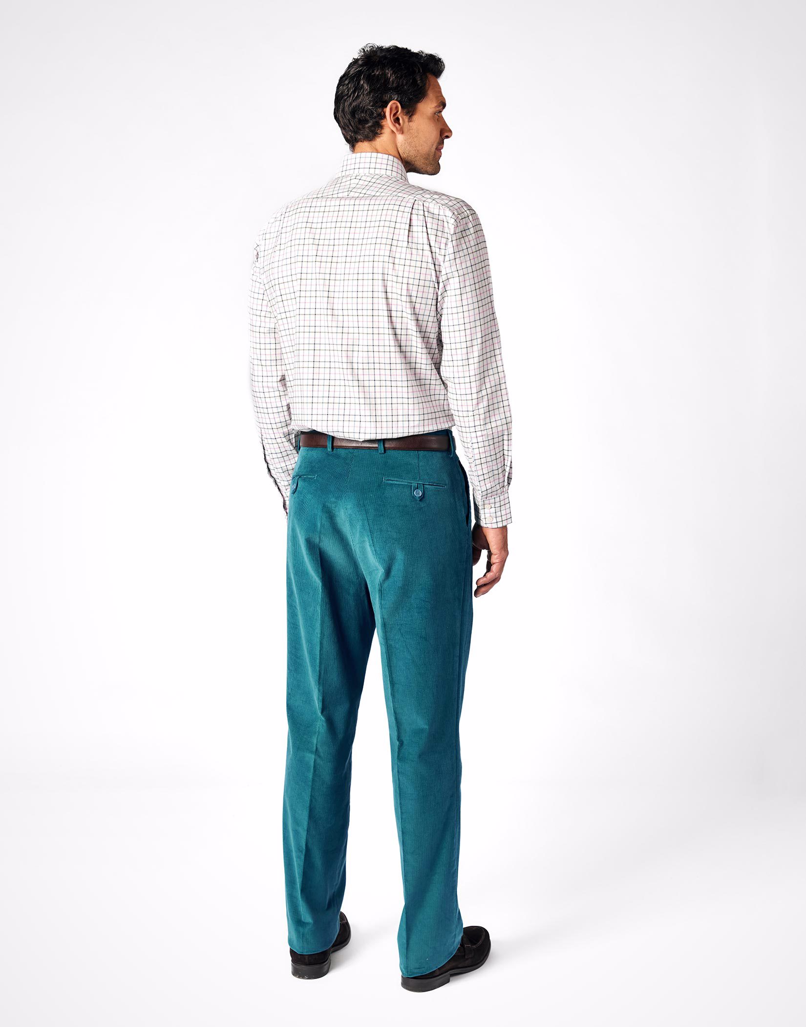 Needlecord Trousers - Teal
