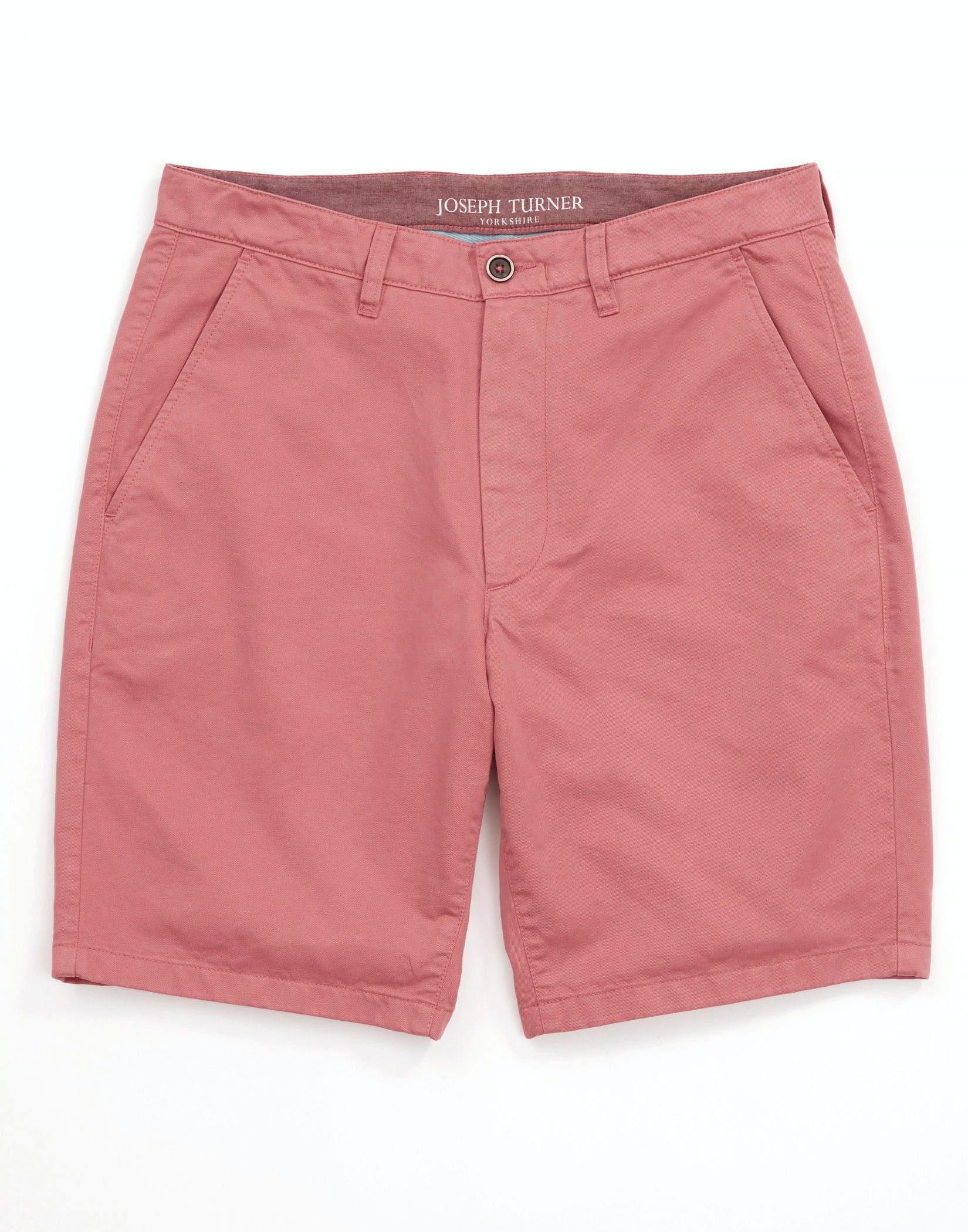 Flat Front Shorts - Dusty Pink