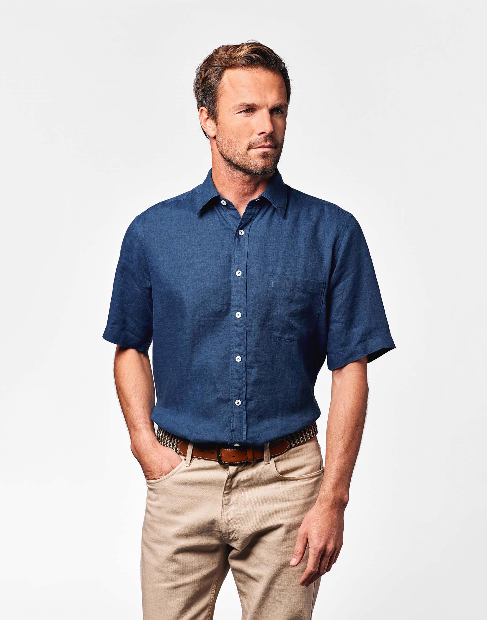 Joseph Turner Linen Shirt - Short Sleeve