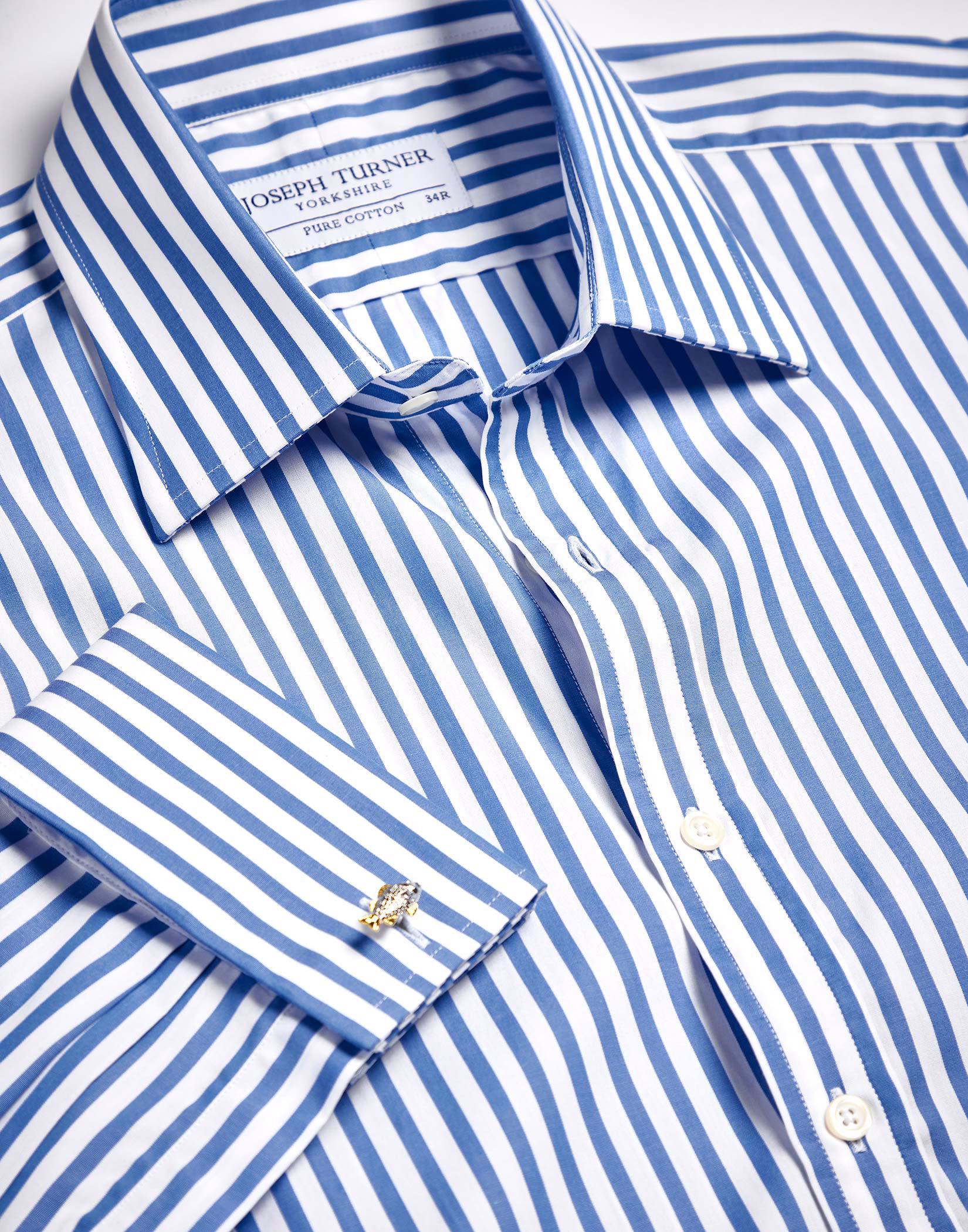 Blue Butcher Stripe Shirt