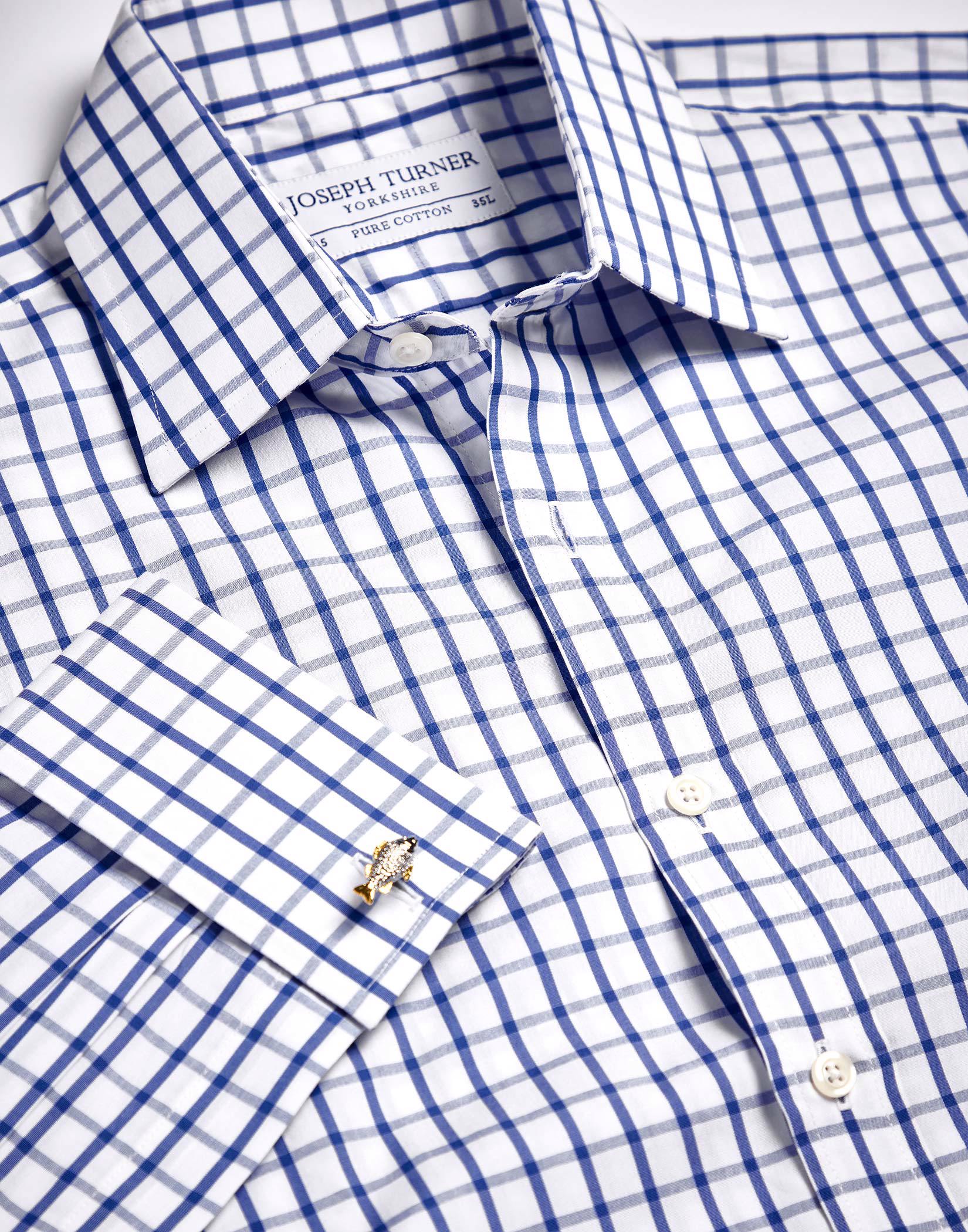 Blue Hardwick Check Shirt