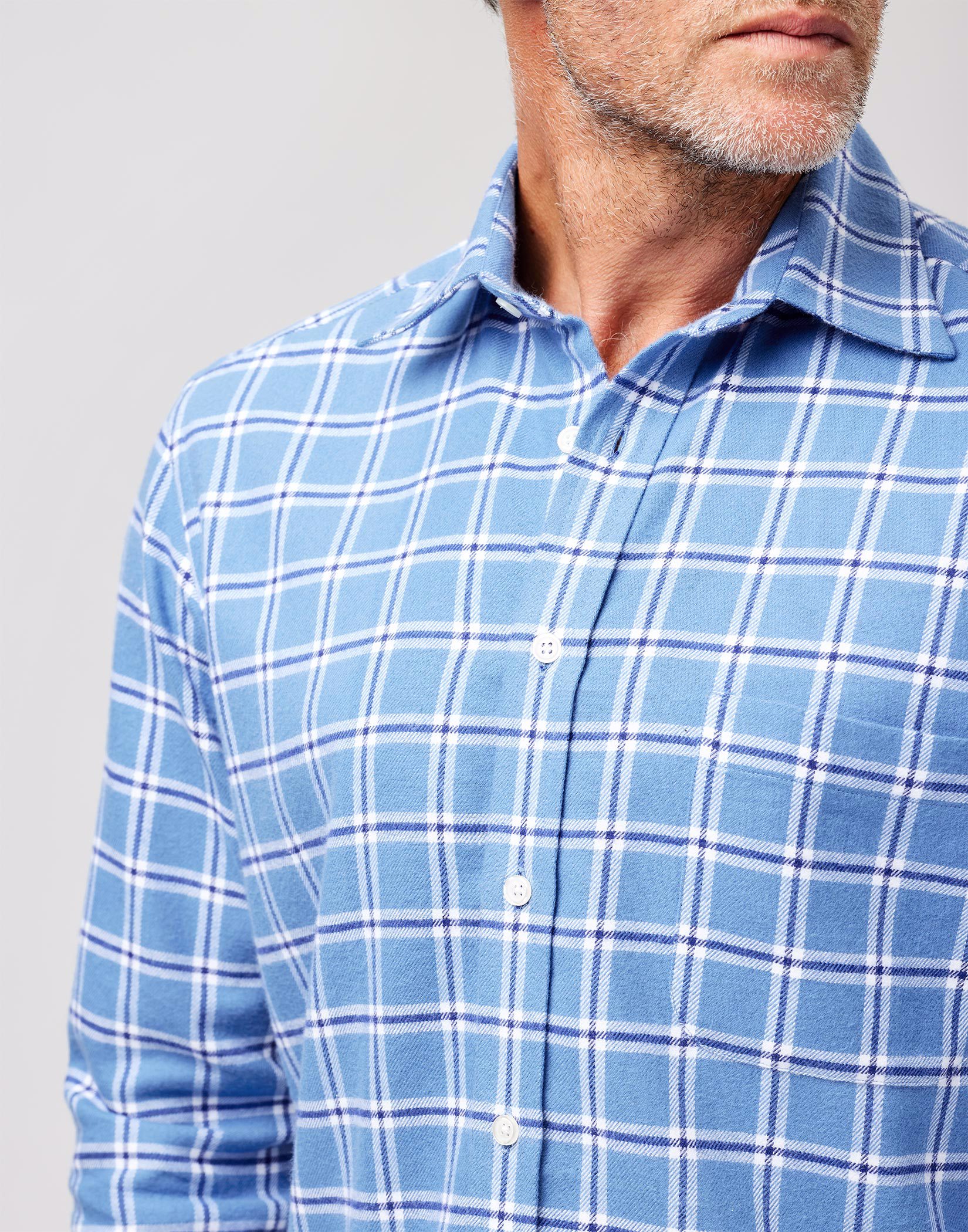 mens shirts brushed cotton