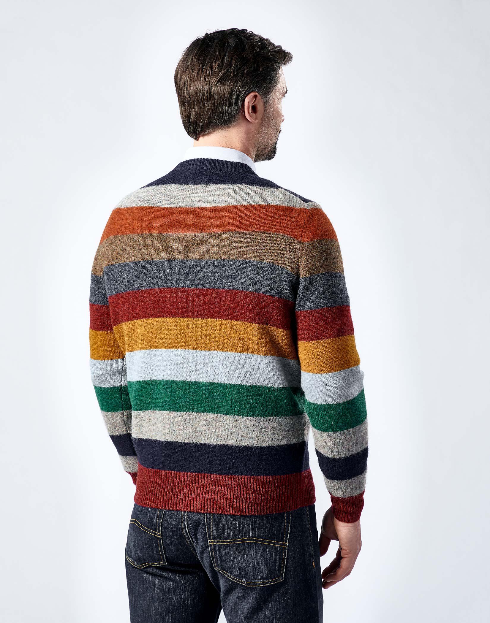 multi coloured jumper mens