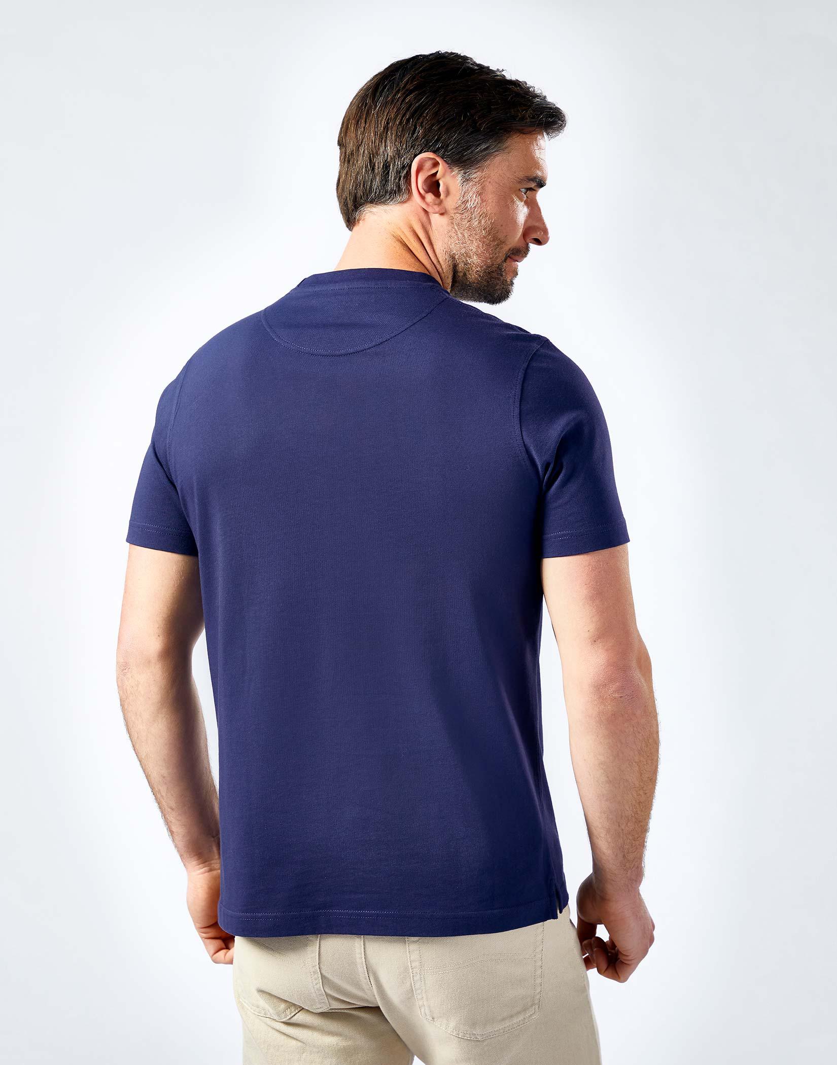 Cotton T Shirt Navy