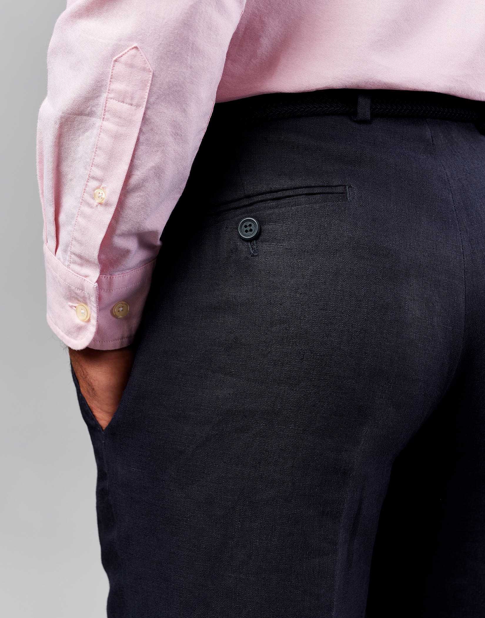 Pure linen suit trousers  GutteridgeEU  cataloggutteridgestorefront Uomo