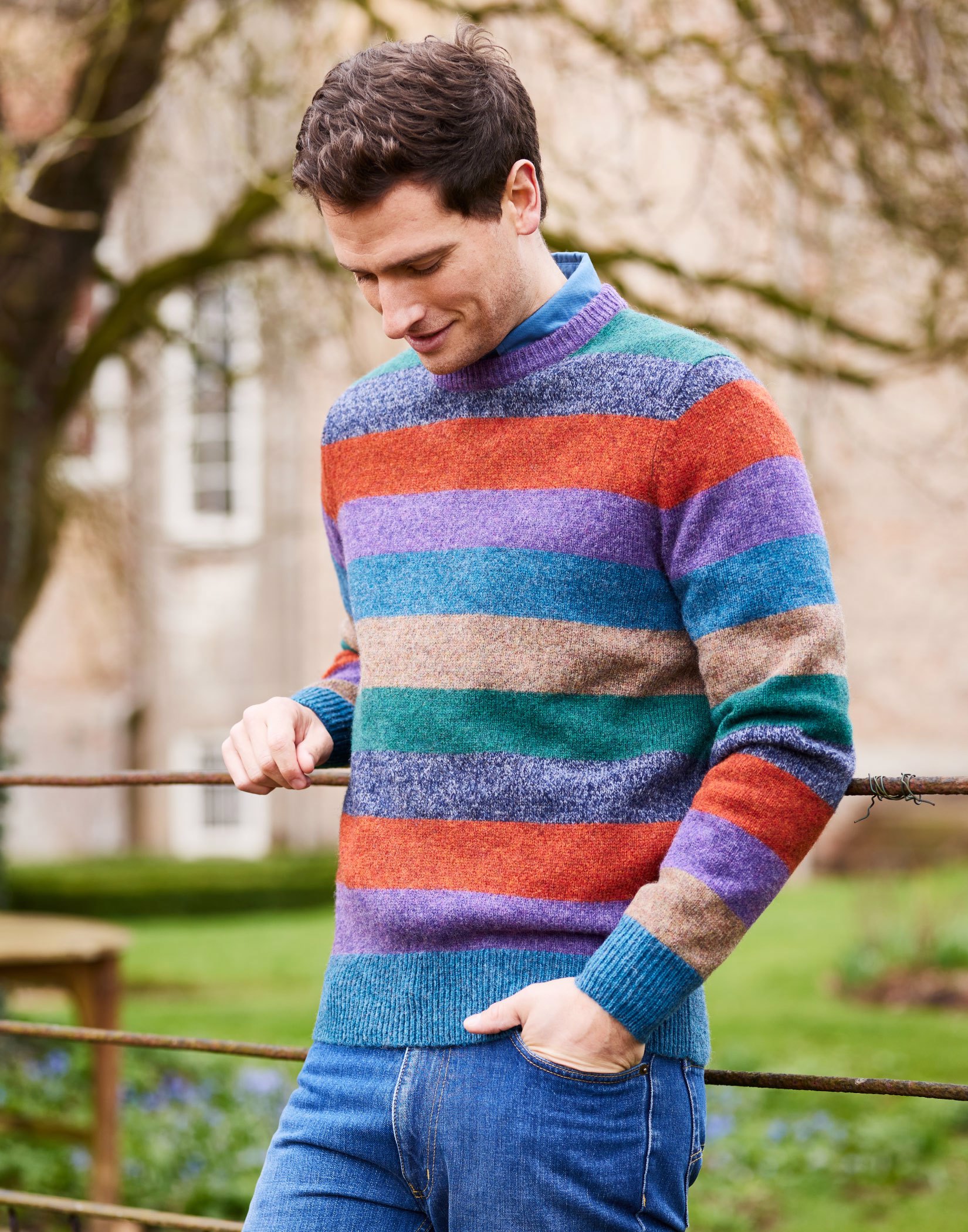 Mens knit clearance wear