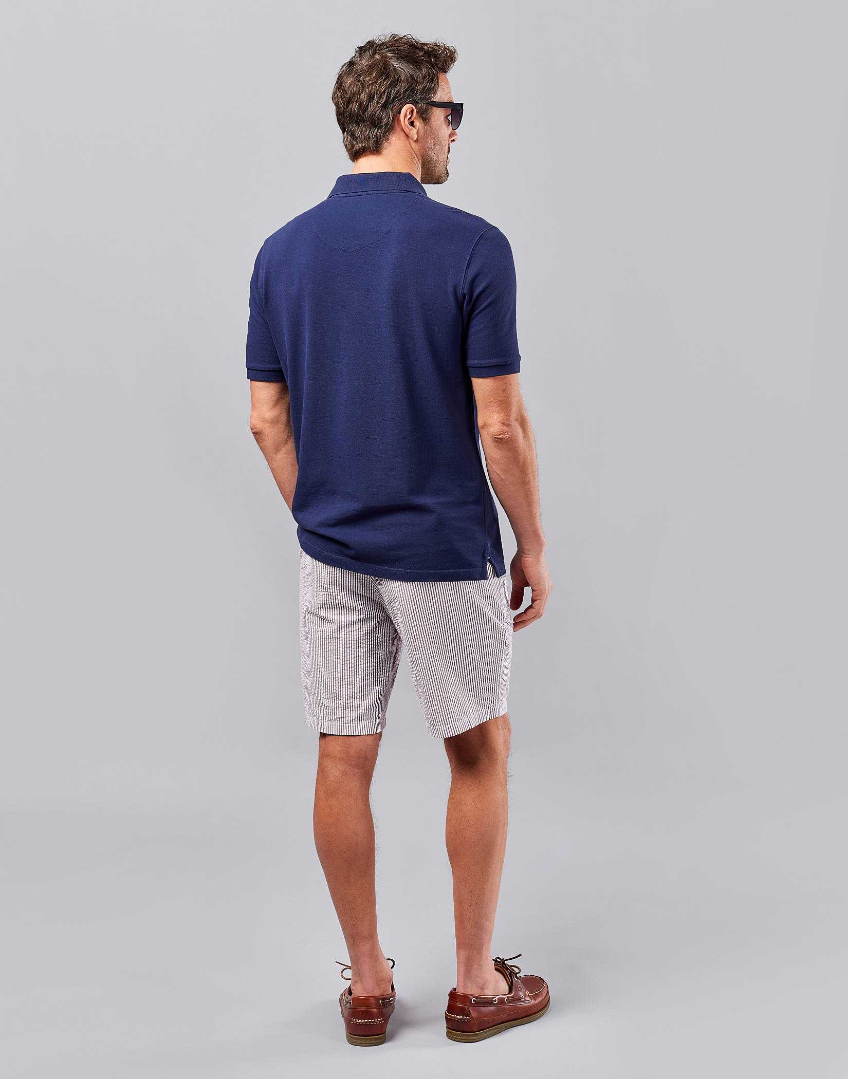 Seersucker Shorts Red