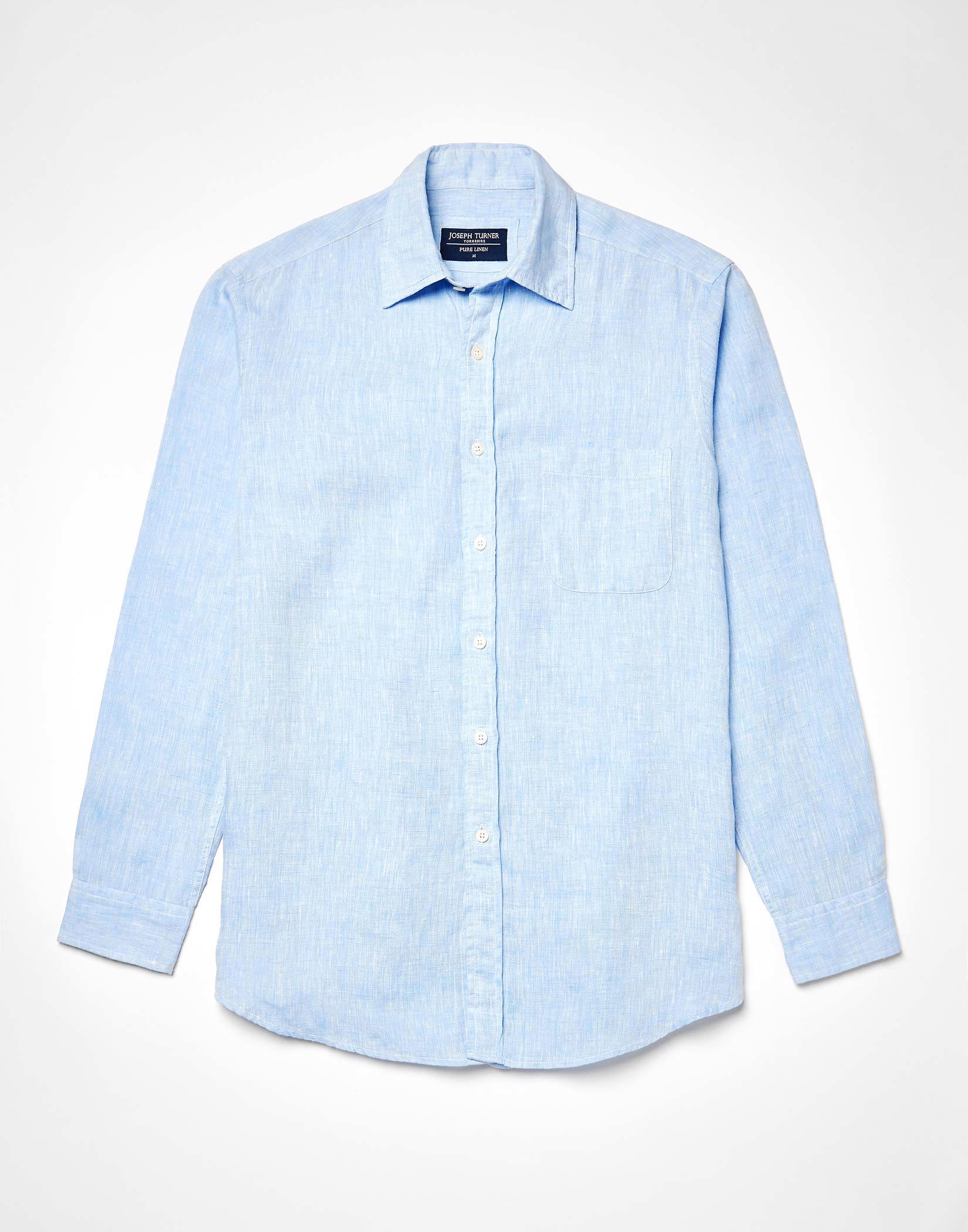 Buy Turkish Blue Linen Shirt