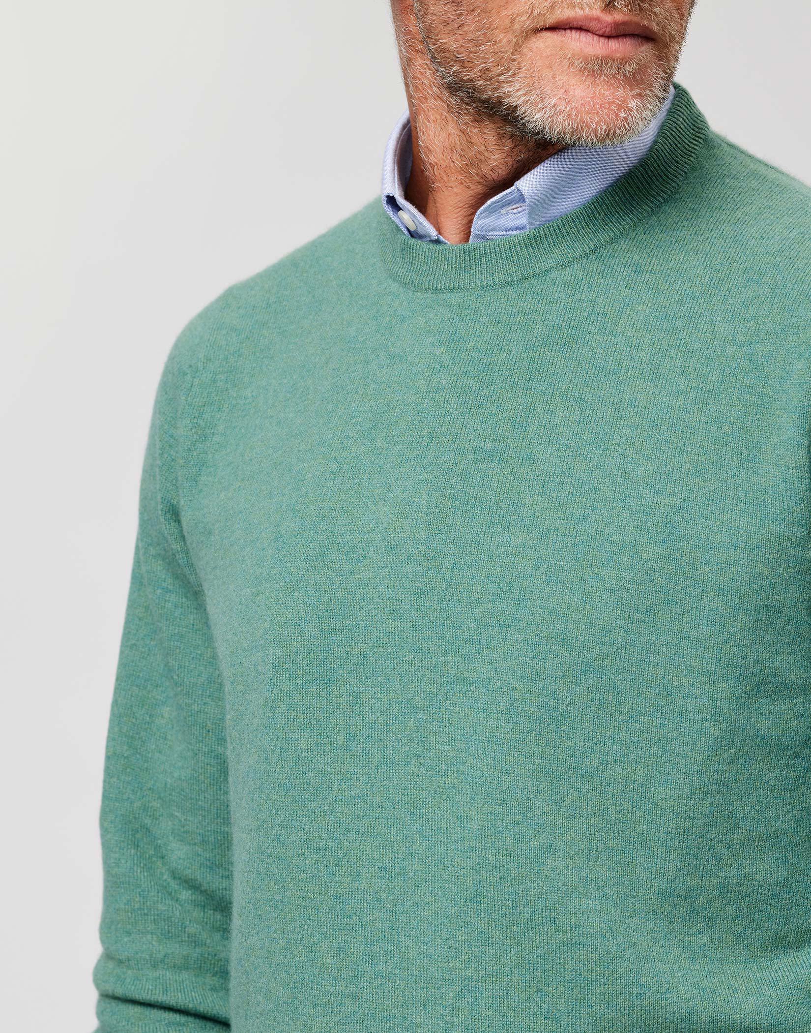 soft green jumper