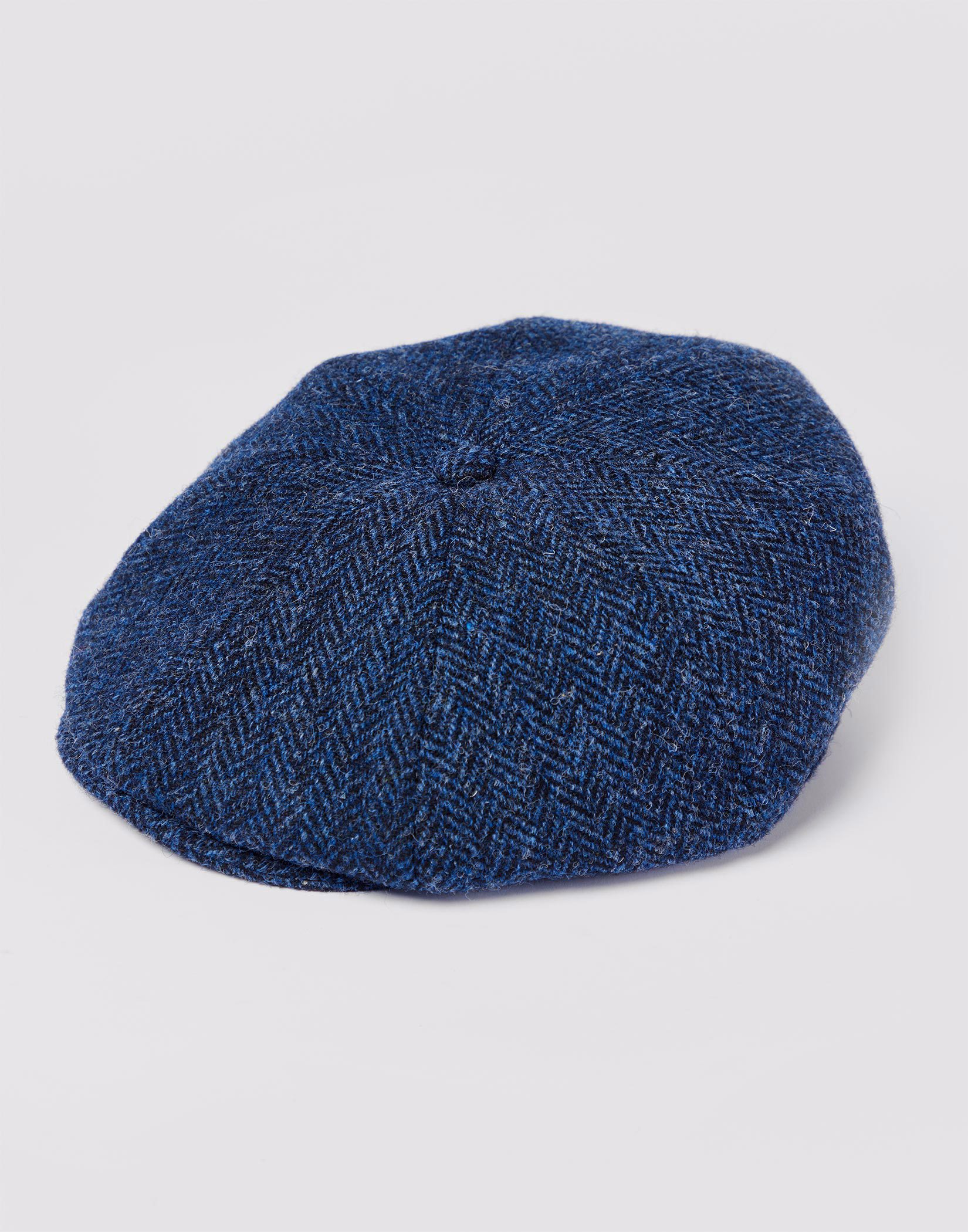 Newsboy Cap - Blue Tweed