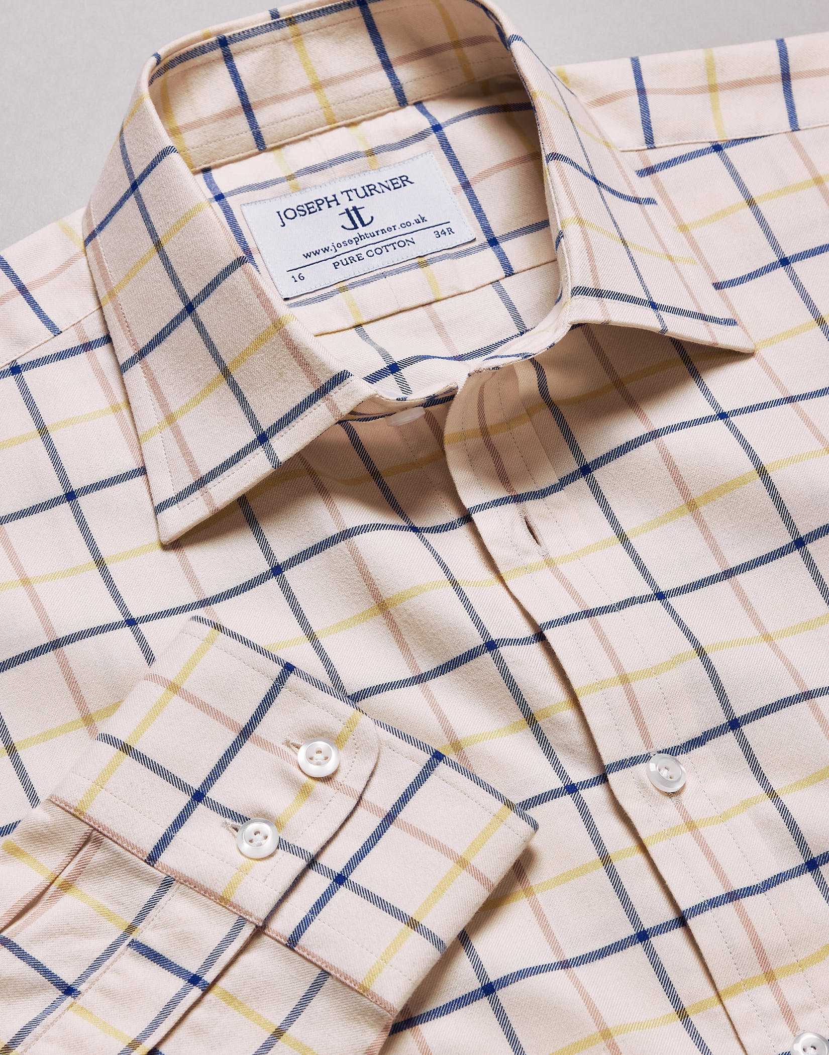 Blue/Yellow Country Check Shirt