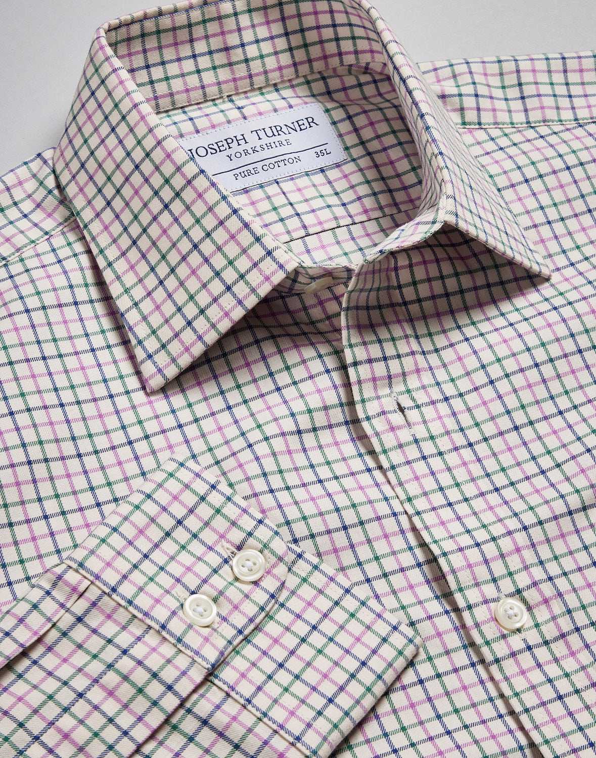 Men's Tattersall Check Country Shirts | Joseph Turner