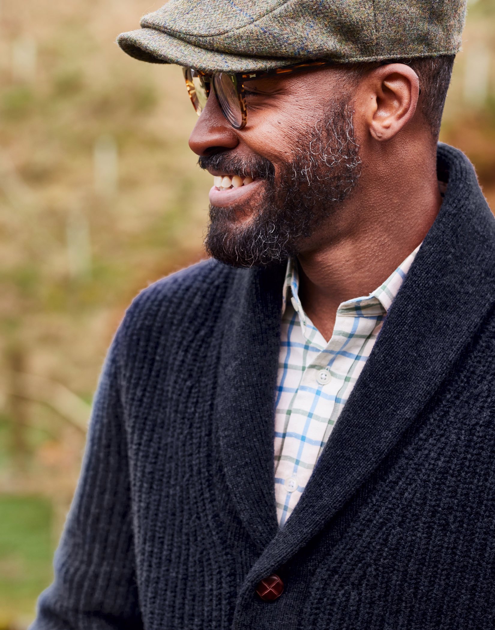 Runcati Mens Shawl Collar Cardigan Sweaters Button Jamaica